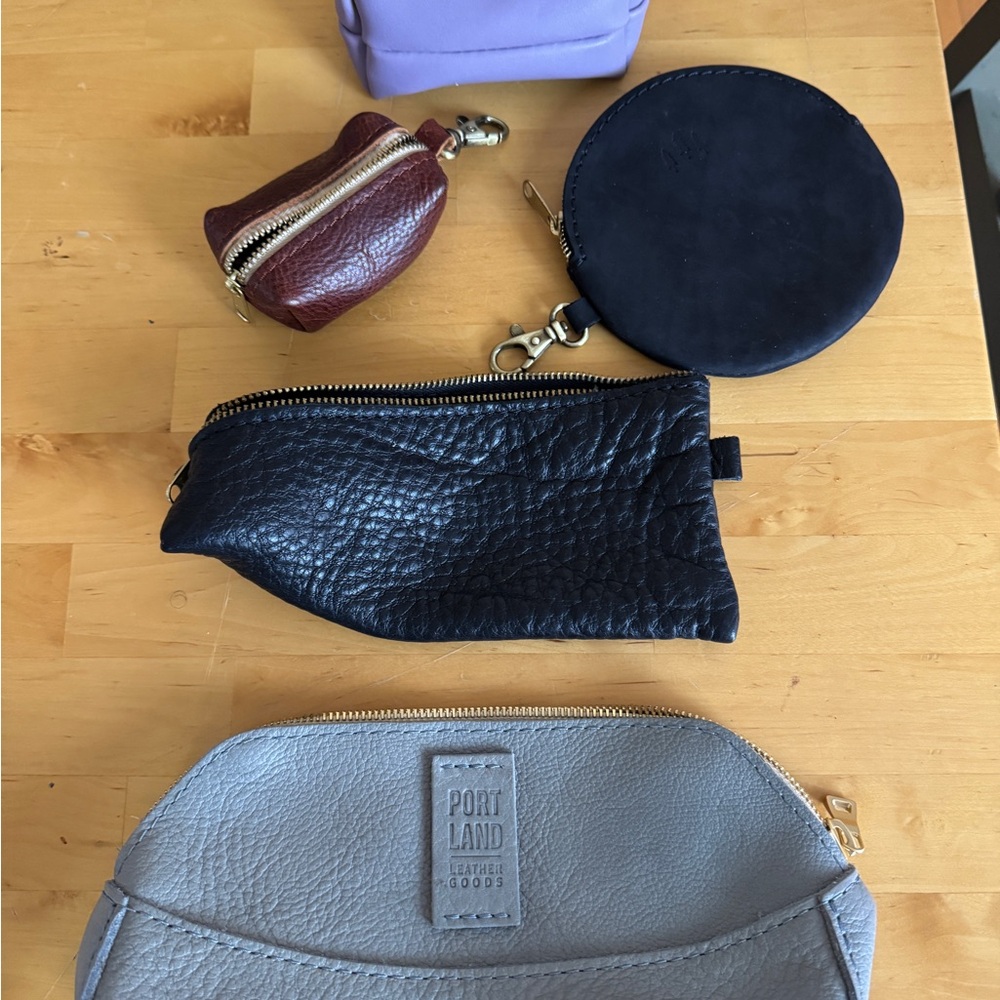 Portland Leather Small Goods Leather Pouches and Keychains